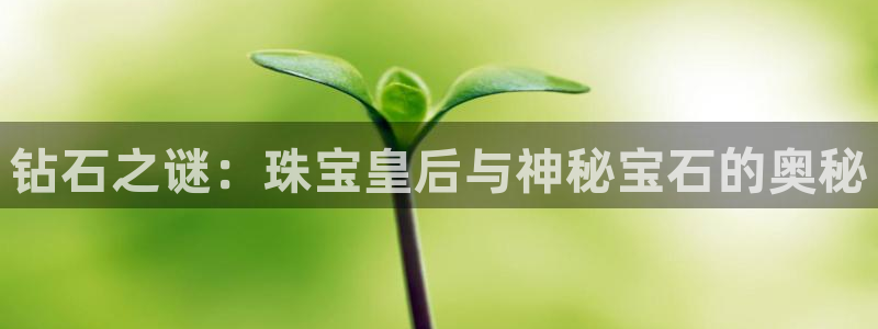 新航娱乐登录：钻石之谜：珠宝皇后与神秘宝石的奥秘