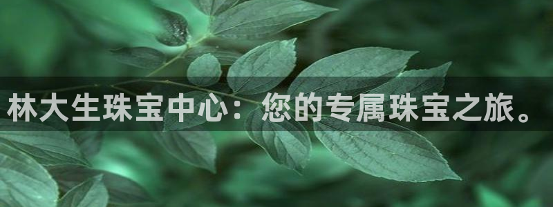 开启娱乐新航线：林大生珠宝中心：您的专属珠宝之旅。